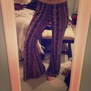 Boho Hippie Bell bottom pants